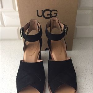 NEW UGG SIZE BLOCK HEEL SANDALS